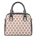Colorful Darts And Dartboard Print Shoulder Handbag