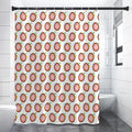 Colorful Darts And Dartboard Print Shower Curtain