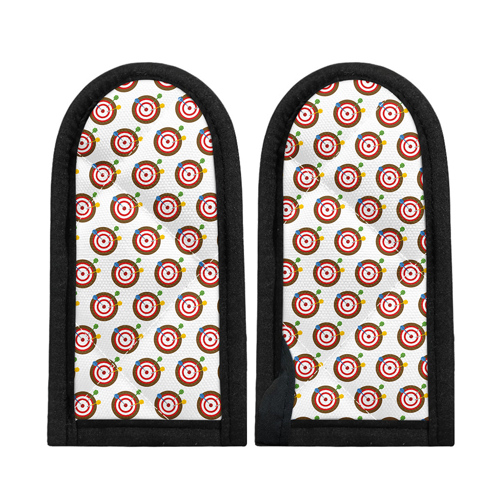 Colorful Darts And Dartboard Print Skillet Handle Cover