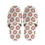Colorful Darts And Dartboard Print Slippers