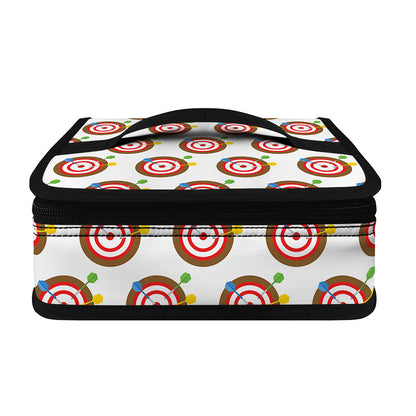 Colorful Darts And Dartboard Print Small Lunch Bag