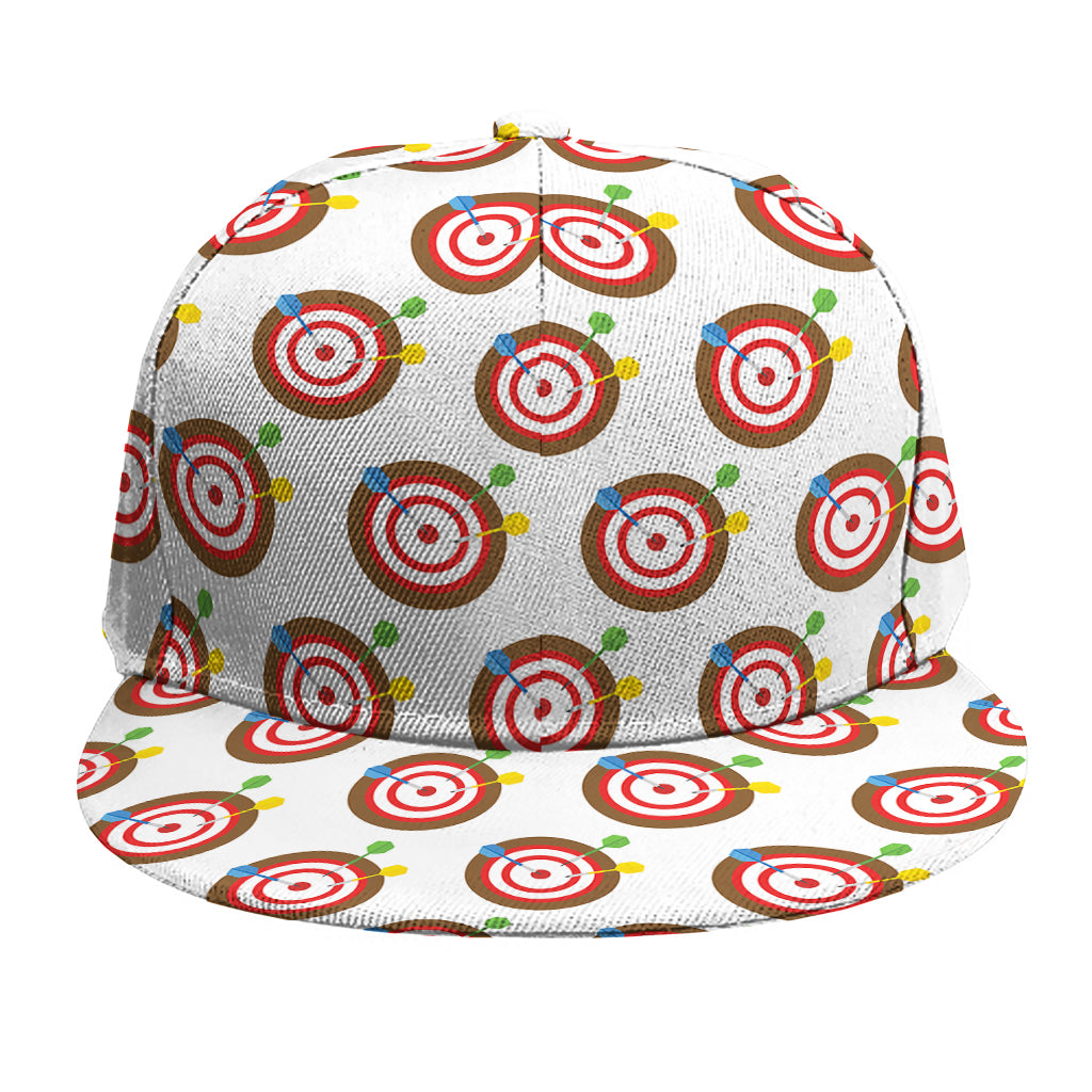Colorful Darts And Dartboard Print Snapback Cap