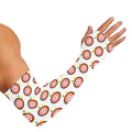 Colorful Darts And Dartboard Print Sun Protection Arm Sleeves