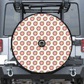 Colorful Darts And Dartboard Print Tire Cover With Camera Hole