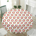 Colorful Darts And Dartboard Print Waterproof Round Tablecloth