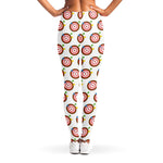 Colorful Darts And Dartboard Print Women's Leggings