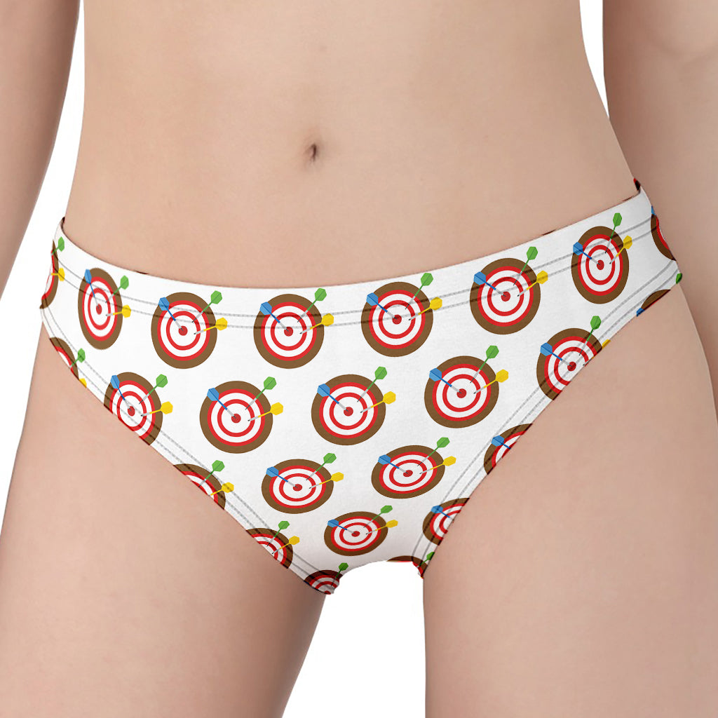 Colorful Darts And Dartboard Print Women's Panties