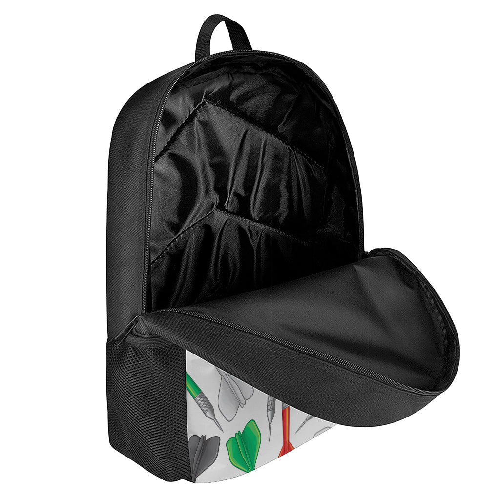 Colorful Darts Pattern Print 17 Inch Backpack