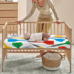 Colorful Darts Pattern Print Baby Crib Sheet