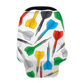 Colorful Darts Pattern Print Baby Seat Cover