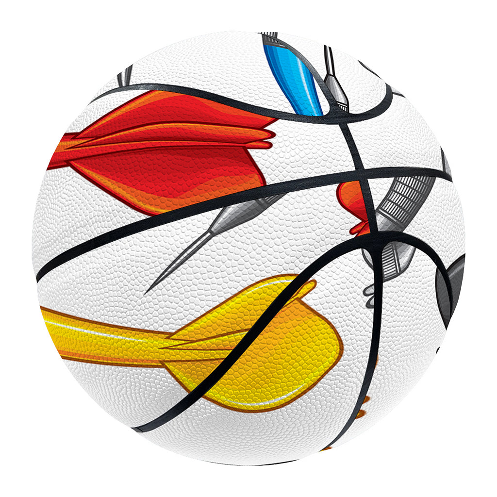 Colorful Darts Pattern Print Basketball