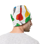 Colorful Darts Pattern Print Beanie