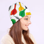 Colorful Darts Pattern Print Beanie