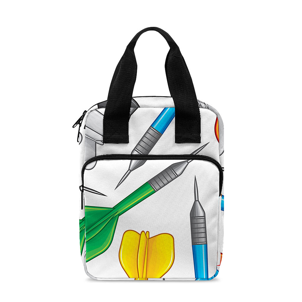 Colorful Darts Pattern Print Bible Tote Bag