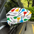 Colorful Darts Pattern Print Car Side Mirror Covers