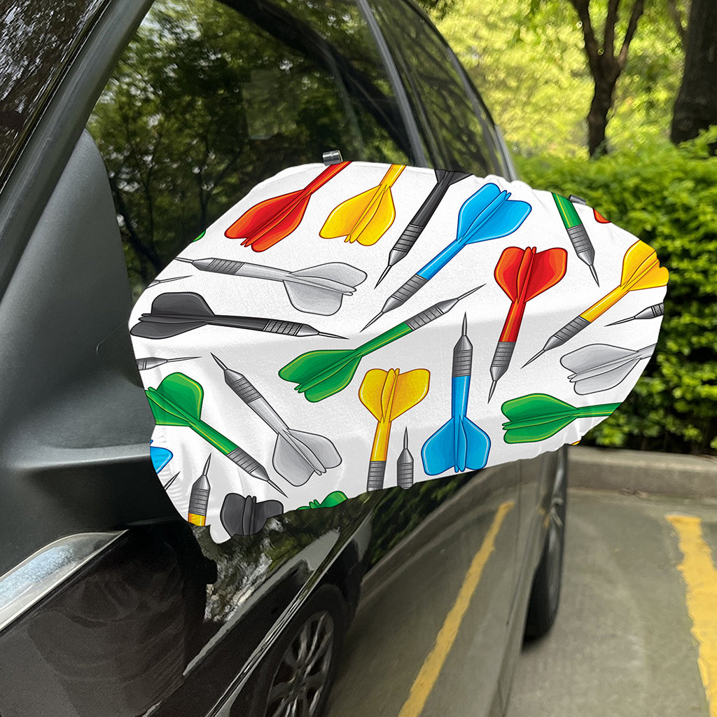 Colorful Darts Pattern Print Car Side Mirror Covers