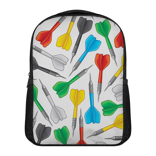 Colorful Darts Pattern Print Casual Backpack
