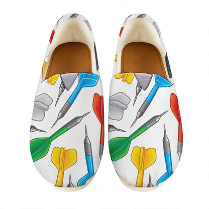 Colorful Darts Pattern Print Casual Shoes