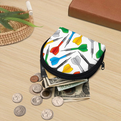 Colorful Darts Pattern Print Coin Purse