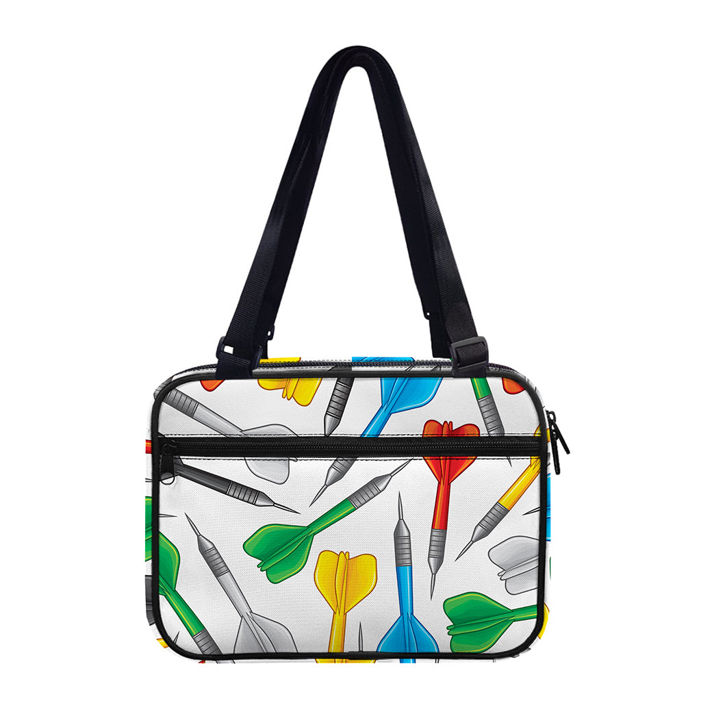 Colorful Darts Pattern Print Double Strap Bible Bag