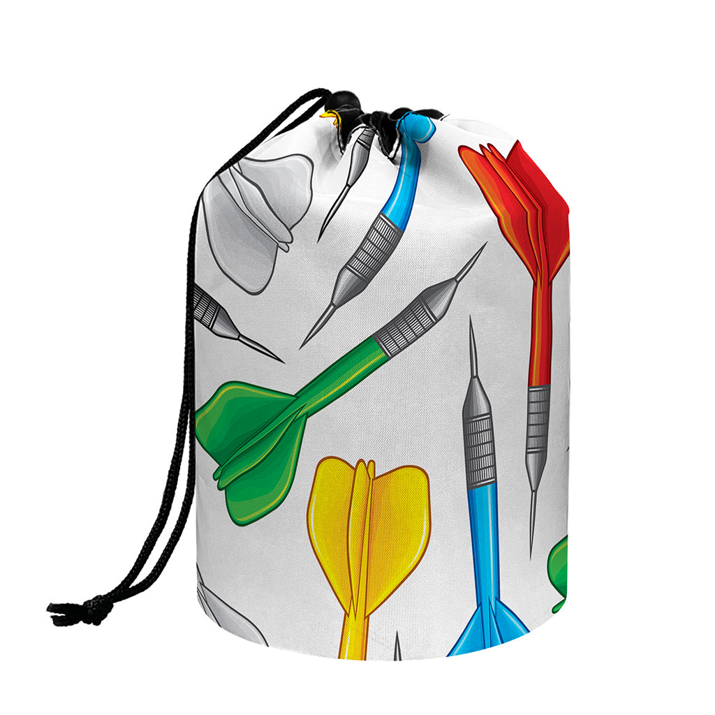Colorful Darts Pattern Print Drawstring Makeup Bag