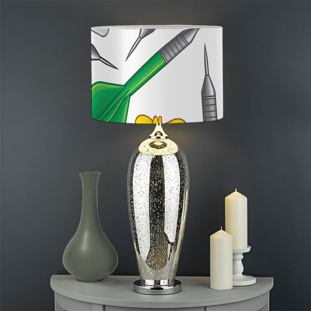 Colorful Darts Pattern Print Drum Lamp Shade