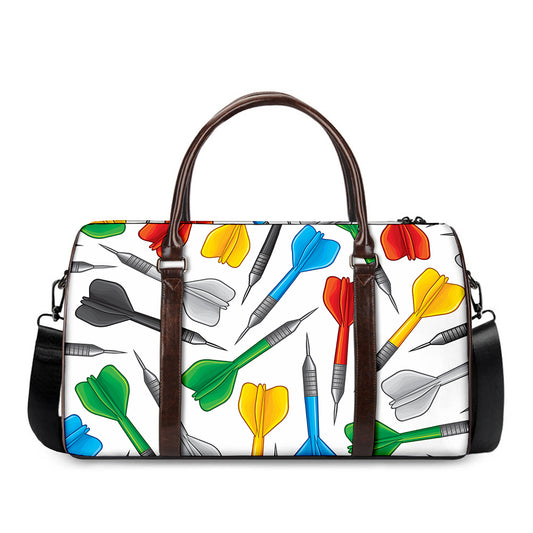 Colorful Darts Pattern Print Duffle Bag
