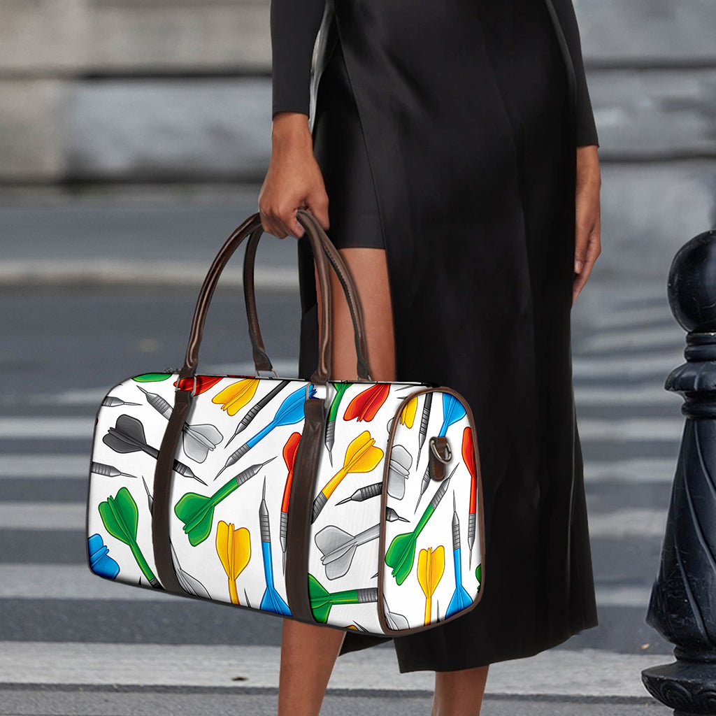 Colorful Darts Pattern Print Duffle Bag