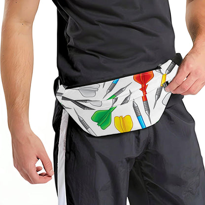Colorful Darts Pattern Print Fanny Pack