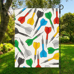 Colorful Darts Pattern Print Garden Flag