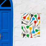 Colorful Darts Pattern Print Garden Flag