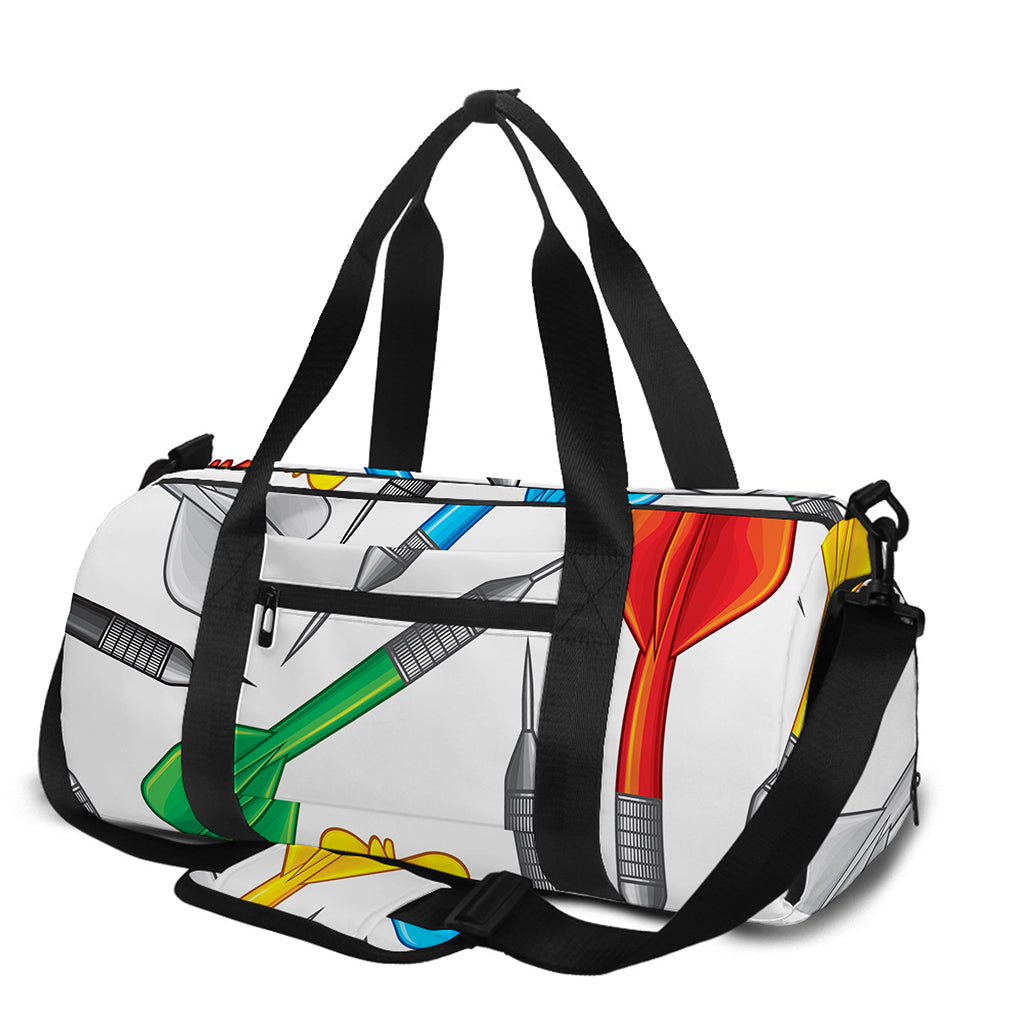 Colorful Darts Pattern Print Gym Bag