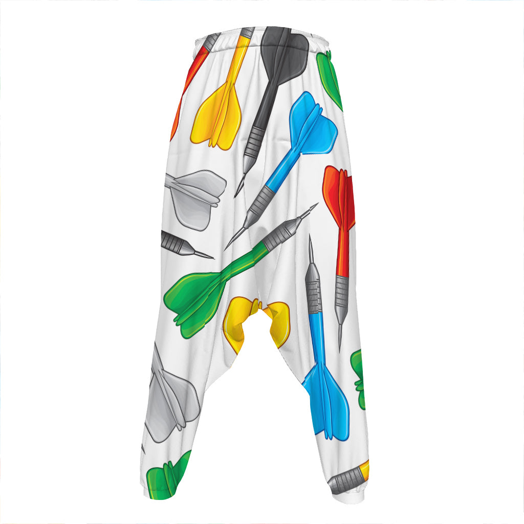 Colorful Darts Pattern Print Hammer Pants