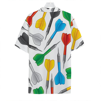 Colorful Darts Pattern Print Hawaiian Shirt