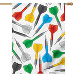Colorful Darts Pattern Print House Flag