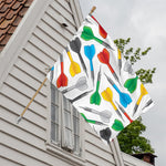 Colorful Darts Pattern Print House Flag