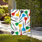 Colorful Darts Pattern Print House Flag