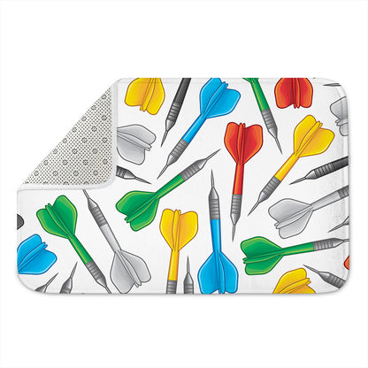 Colorful Darts Pattern Print Indoor Door Mat