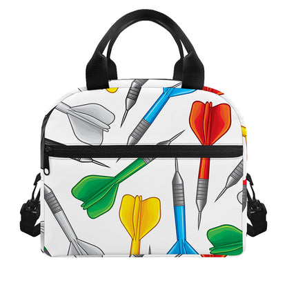 Colorful Darts Pattern Print Insulated Lunch Bag