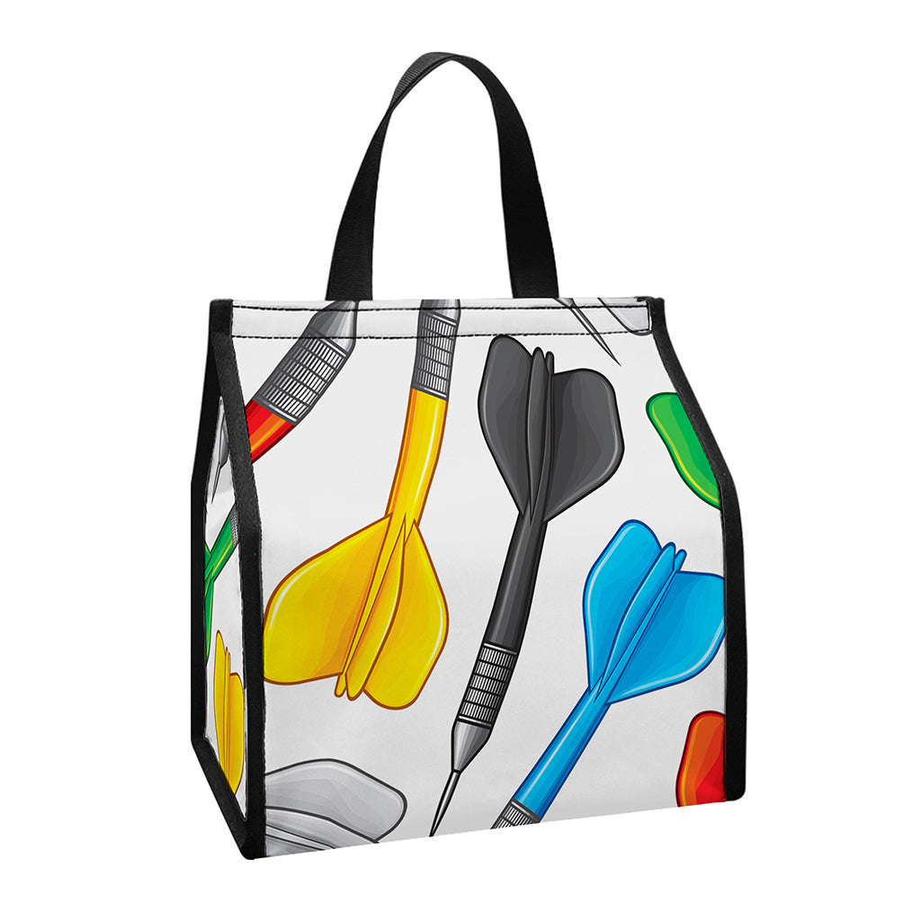 Colorful Darts Pattern Print Insulated Lunch Tote