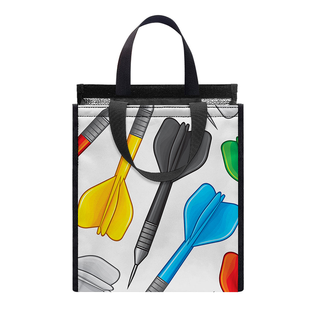 Colorful Darts Pattern Print Insulated Lunch Tote