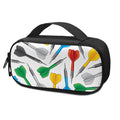 Colorful Darts Pattern Print Portable Cooler Travel Case