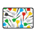 Colorful Darts Pattern Print Kitchen Mat