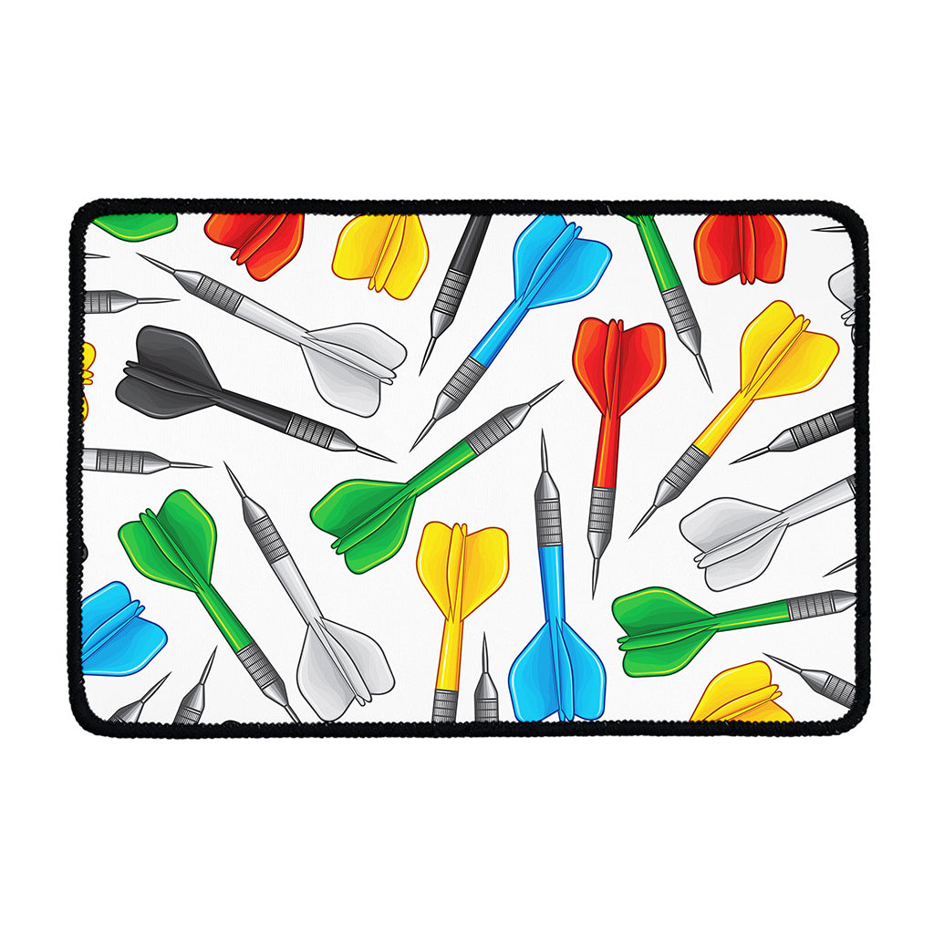Colorful Darts Pattern Print Kitchen Mat