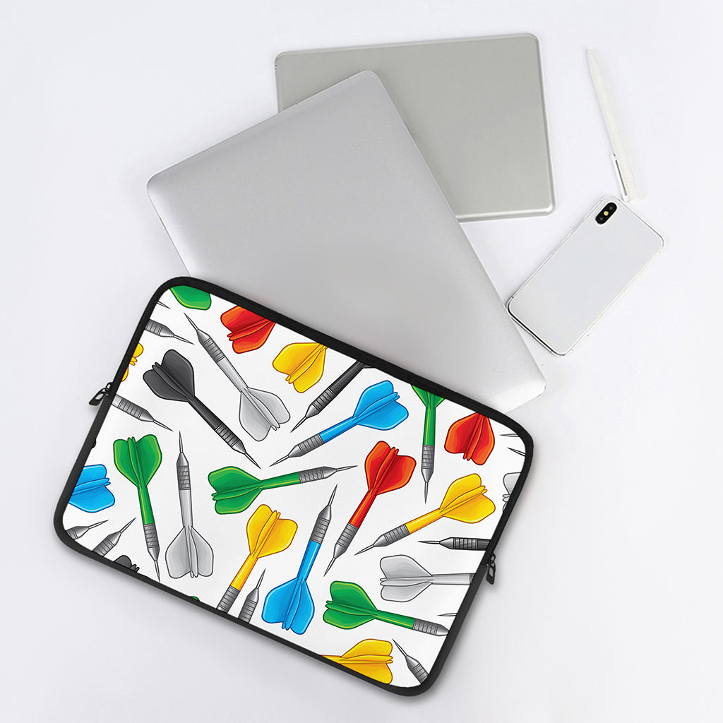 Colorful Darts Pattern Print Laptop Sleeve
