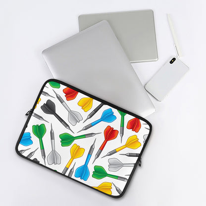 Colorful Darts Pattern Print Laptop Sleeve