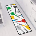 Colorful Darts Pattern Print Long Kitchen Mat