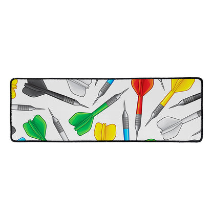 Colorful Darts Pattern Print Long Kitchen Mat
