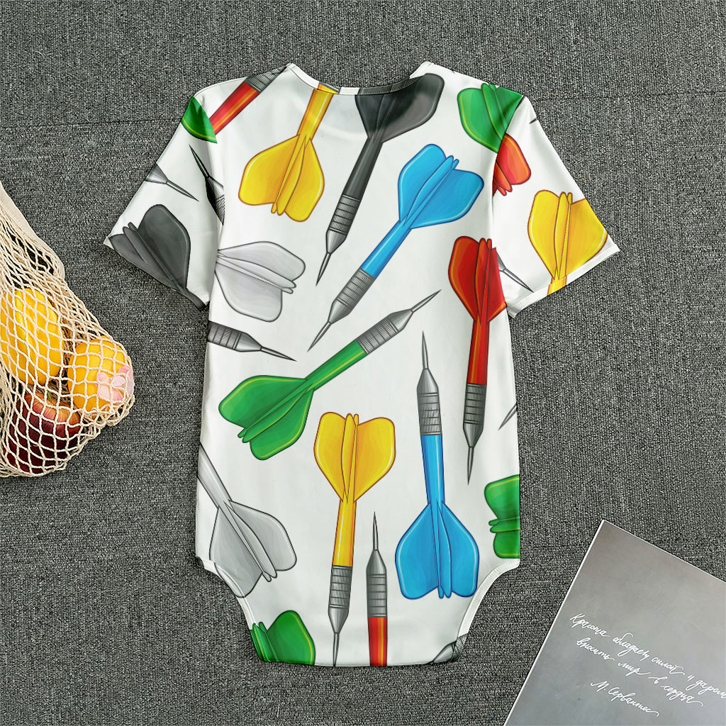 Colorful Darts Pattern Print Men's Bodysuit