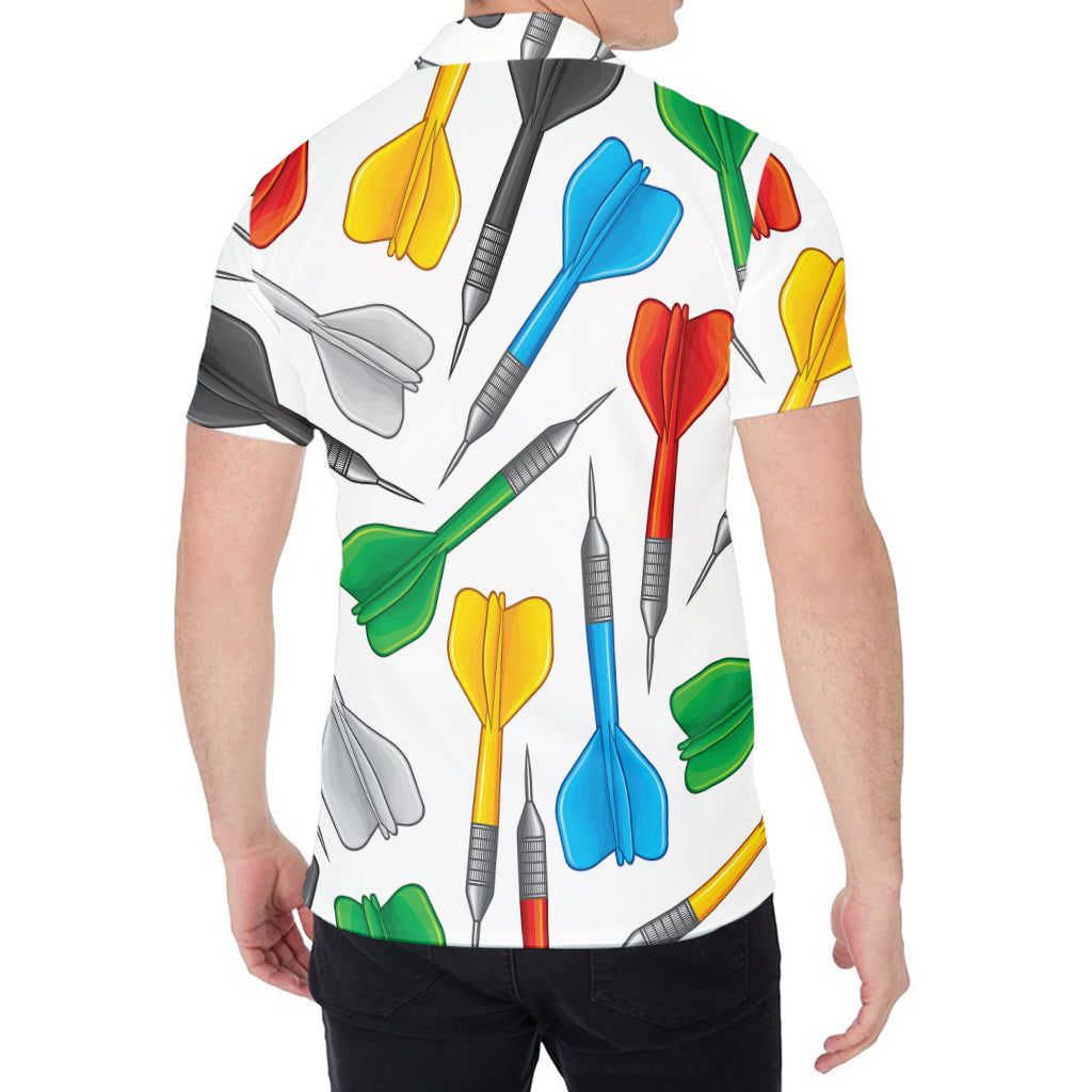 Colorful Darts Pattern Print Men's Shirt